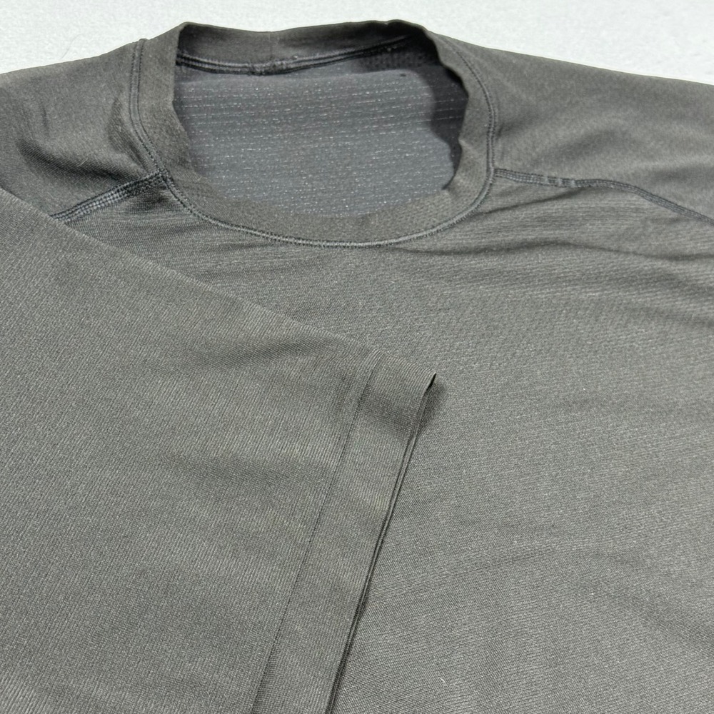 Lululemon Metal Vent Tech Short Sleeve Training Shirt Black Mens XL